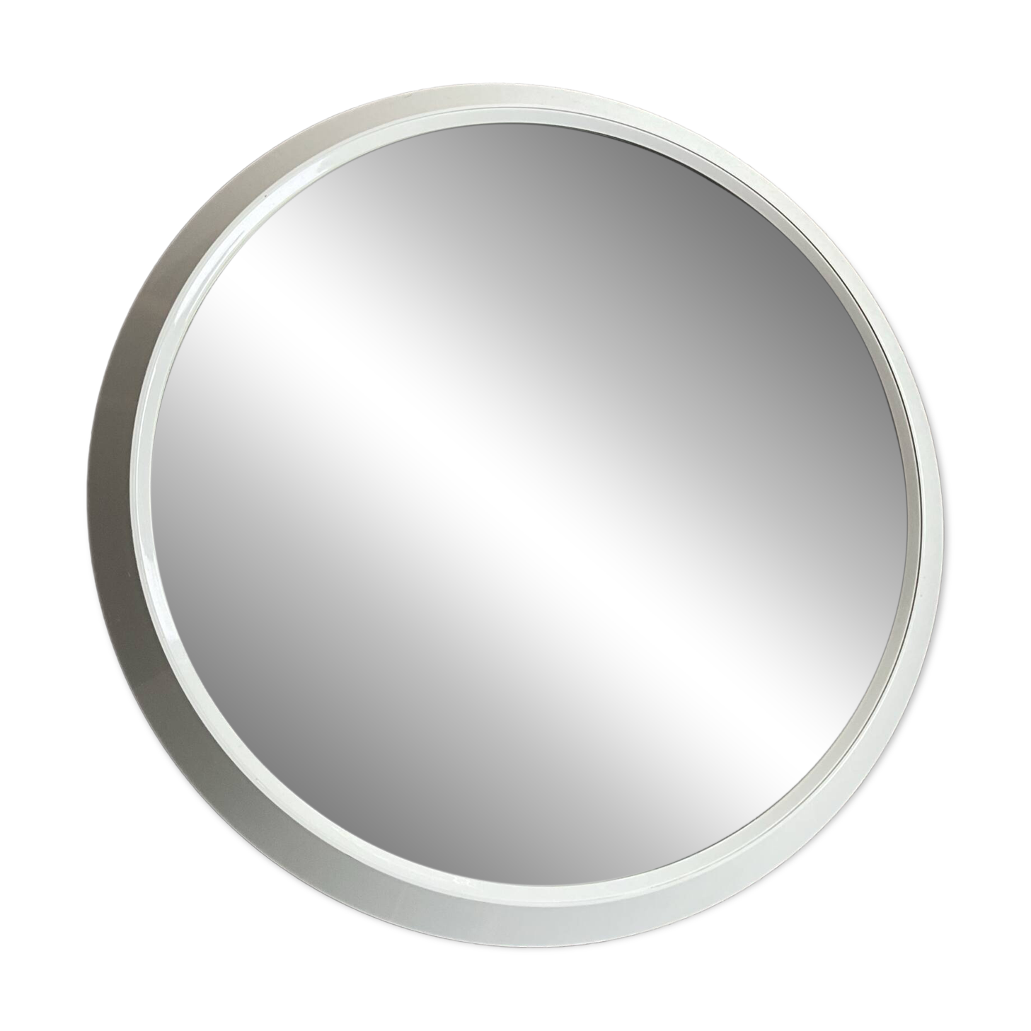 Miroir rond vintage des années 70