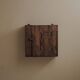 Mountain wall cabinet in solid pine, Folk Art, around 1900