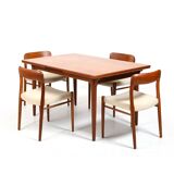 Dining Table Model No.54 in Teak by Omann Jun. Møbelfabrik