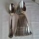 12 Large Silver-Plated Metal Spoons Boulenger Table Cutlery