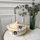 Tureen blue flowers Saint-Amand 30s-40s