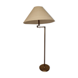 Brass articulated floor lamp