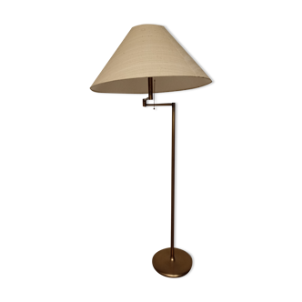 Brass articulated floor lamp
