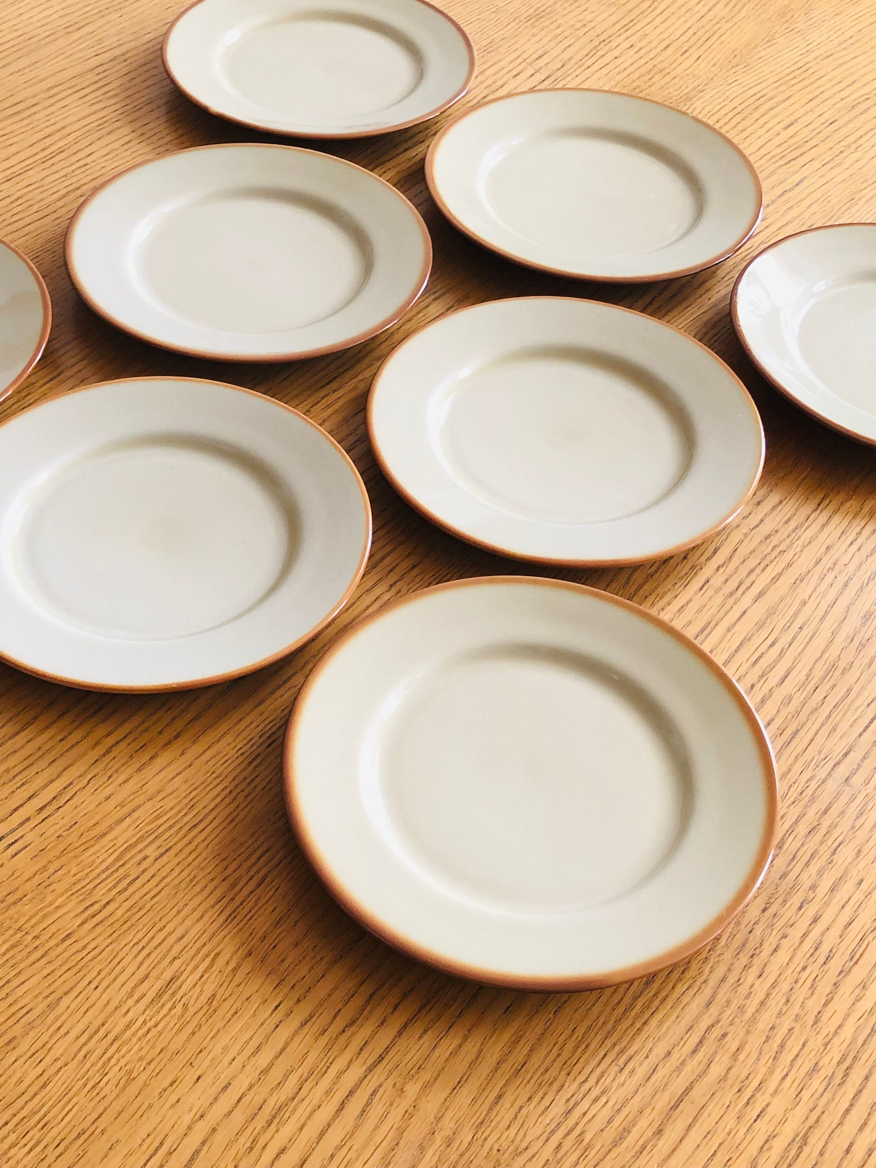 Set of 8 Tulowice dessert plates