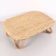 Natural Foldable Rattan Coffee Table 60x40x20 cm, Bed Tray, Lap Desk