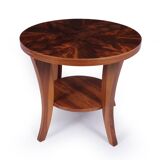 Art deco walnut coffee table