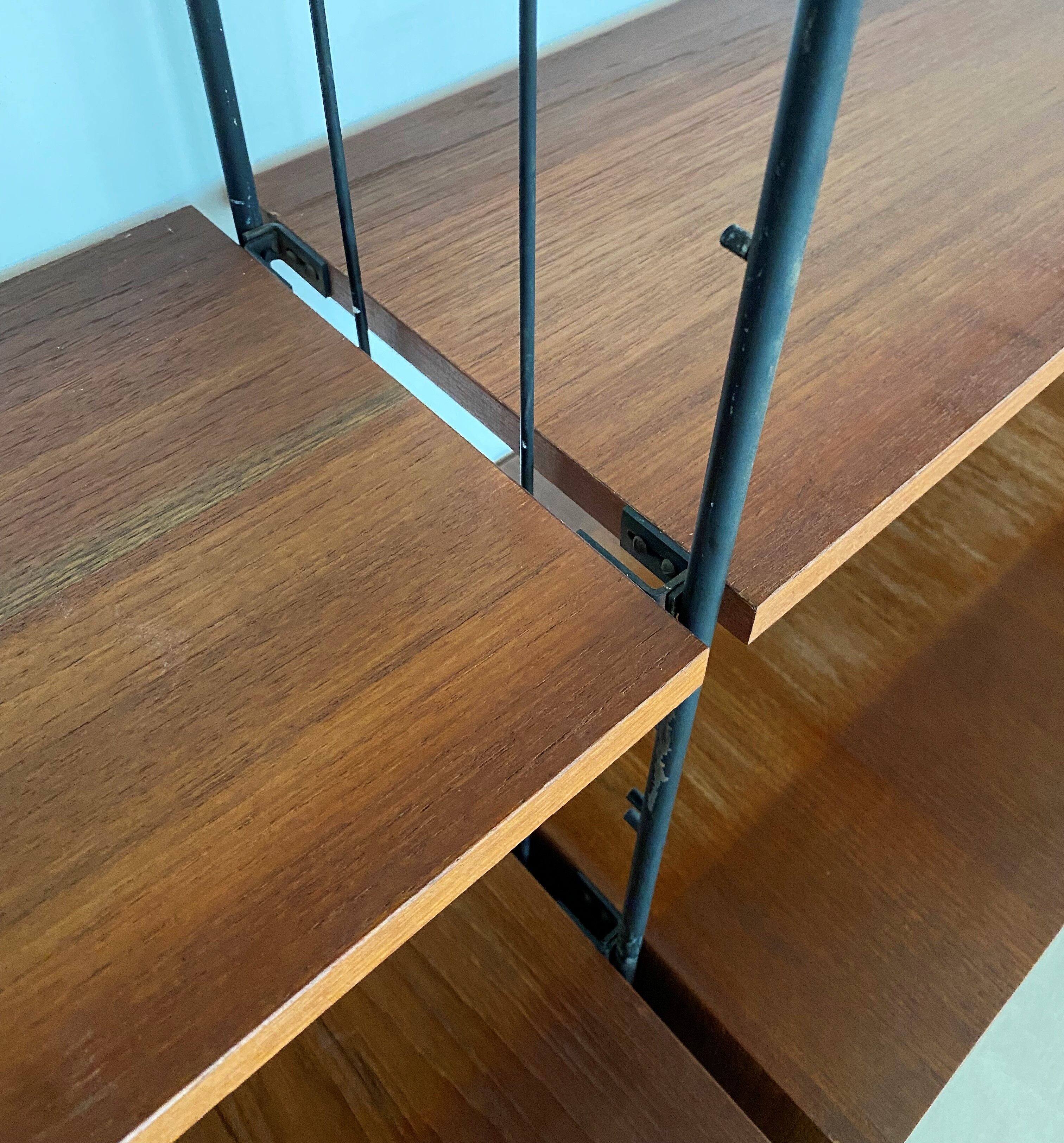 Vintage standing modular wall unit