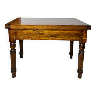 Table italienne en noyer, années 1950