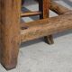 Restored antique farmhouse table, made entirely of solid oak.