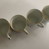 4 Bernardaud coffee cups