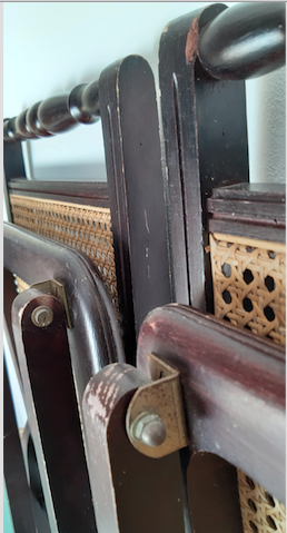 Paire de chaises pliantes