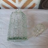 Carafe en verre hexagonale