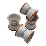 Porcelain diabolo egg cup, set of 4