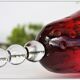 Set of 6 wine glasses from the Rhine Roemer St Louis Crystal model Bubbles
