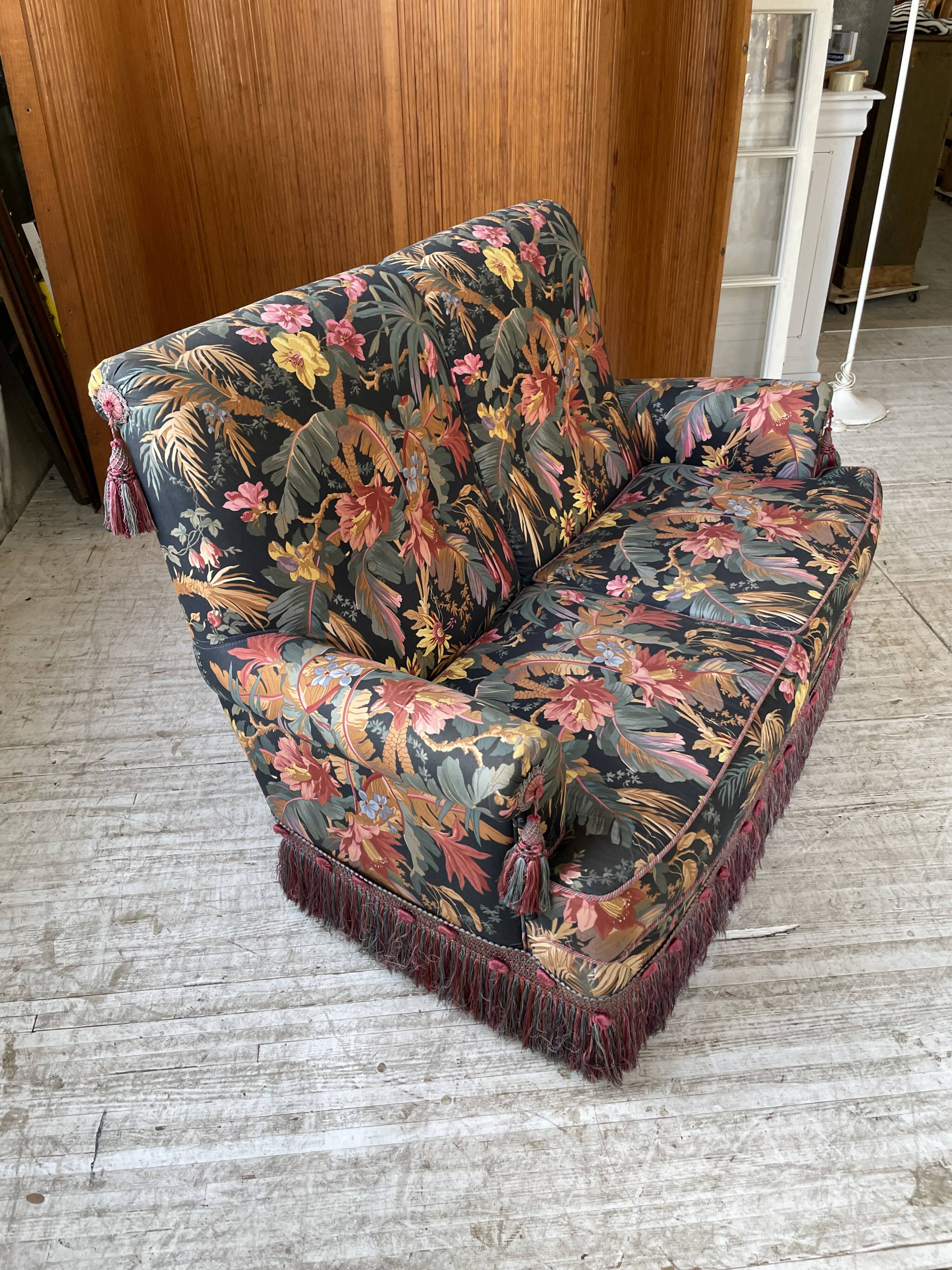 Jean Roche floral sofa