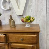 Vintage sideboard with "moustache" base