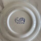 Blue Pyroblan Porcelain Plates