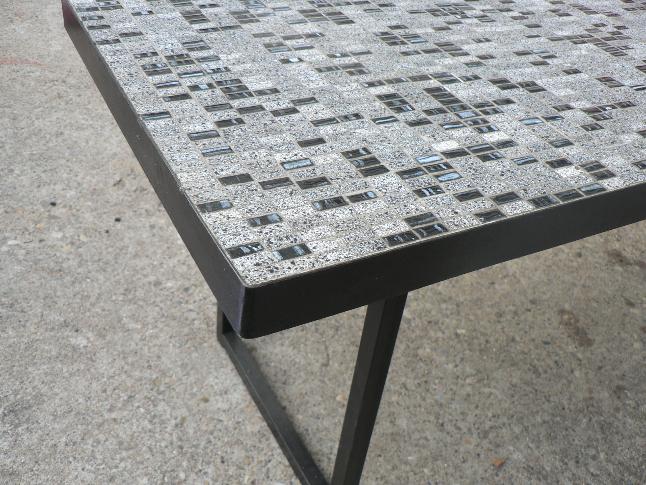 Grande table basse céramique 1960