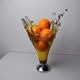 Sommerso vase by seguso in yellow murano glass, Italy, 1970