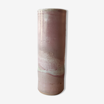 Terracotta roll vase