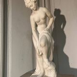 "Venus at Bath" sculpture by Dal Torrione, 20th century.