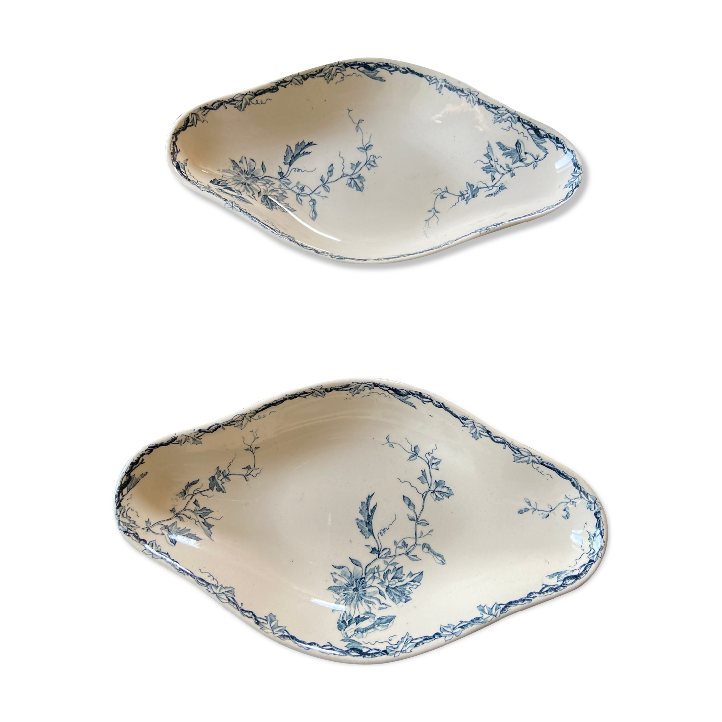 2 raviers in iron earth of Luneville theme passionflower