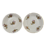2 porcelain deep dishes