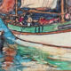 Set of 3 marine watercolours, signed Ghodrat Delbasteh.
