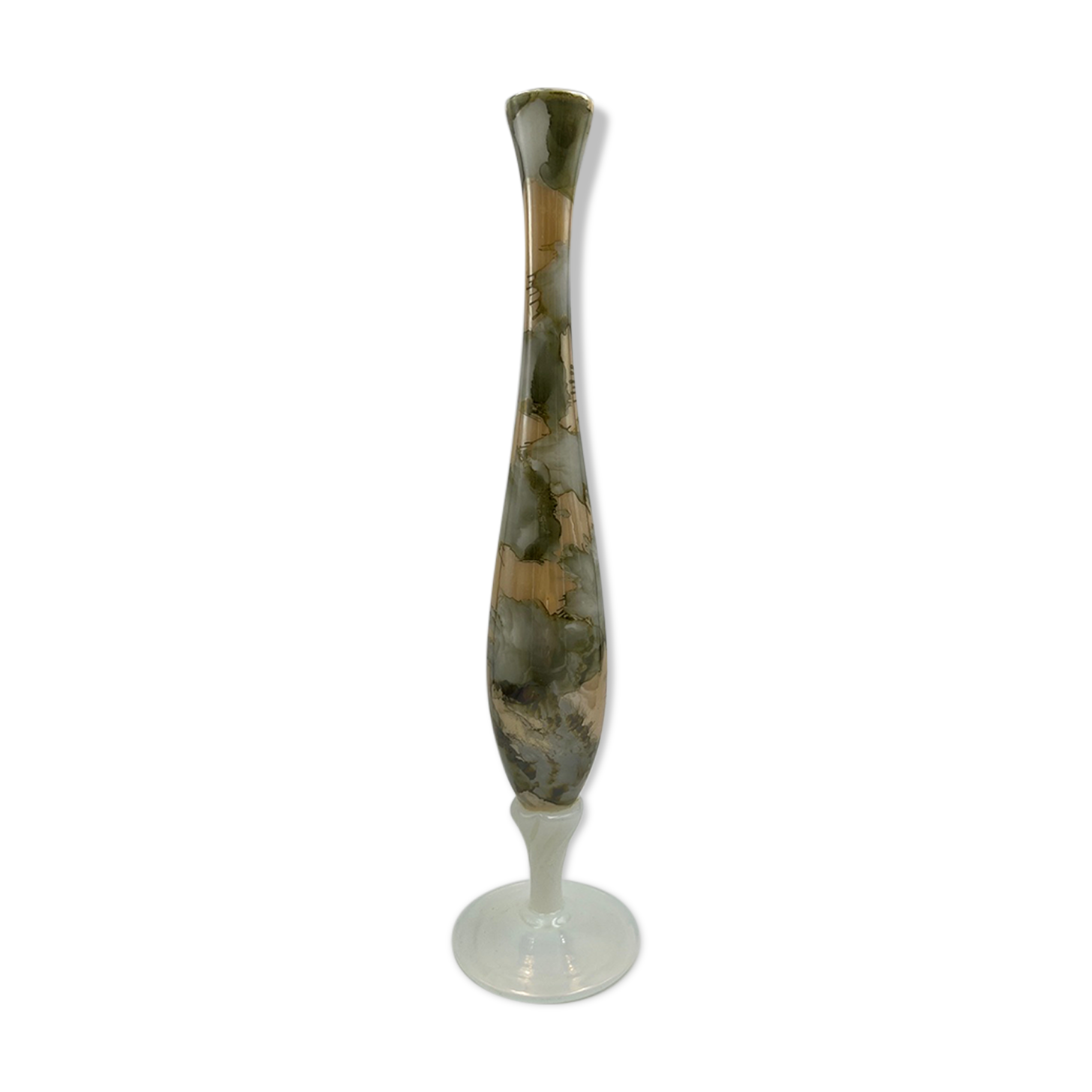 Vase soliflore en opaline