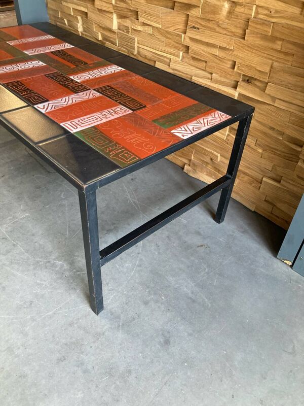 Table basse vintage Serge Jamet