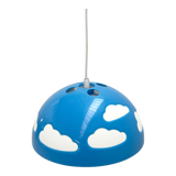 Cloud blue pendant lamp by Henrik Preutz for Ikea, 1990