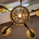 Chandelier 80s mosaic glass