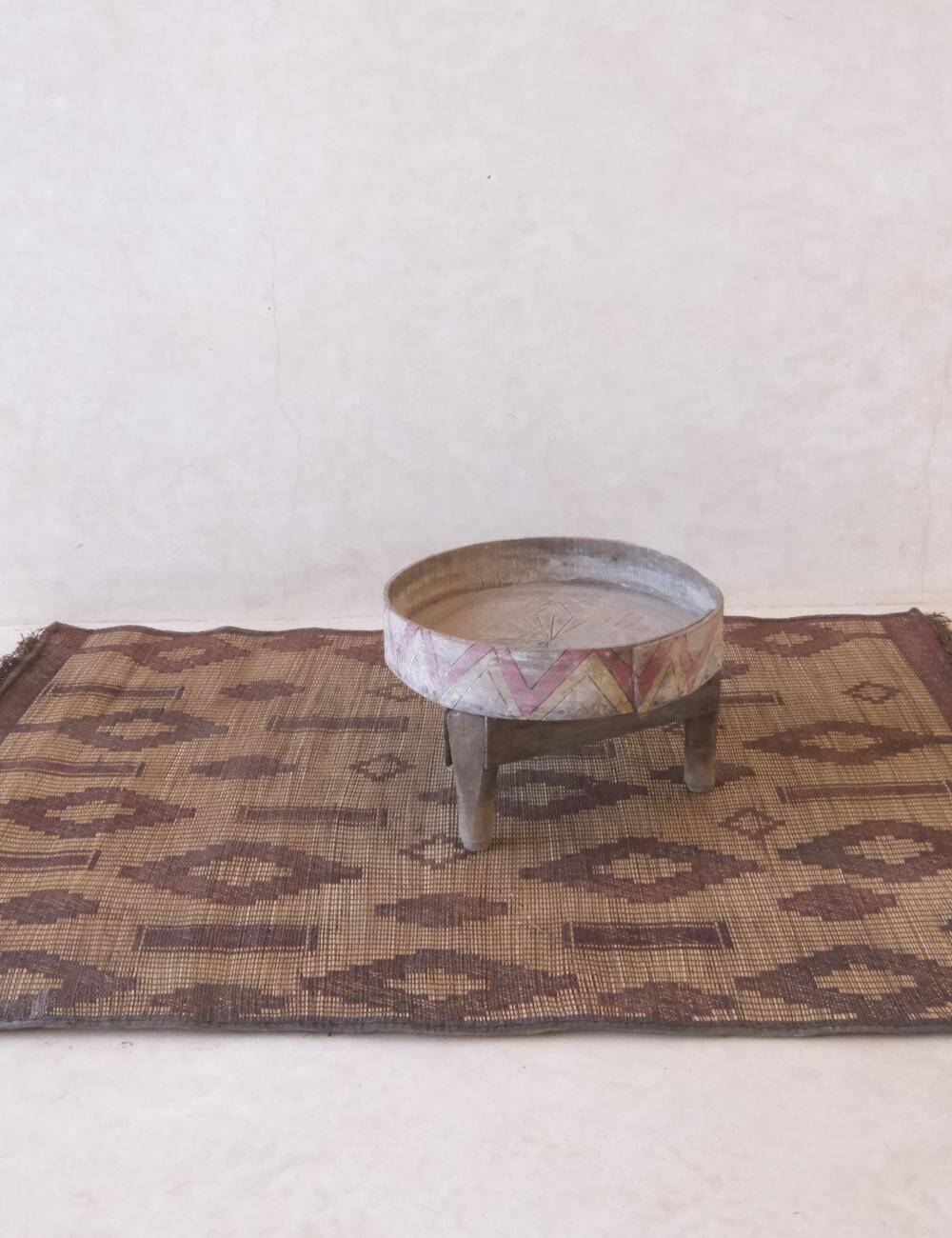 Tuareg mat nomad Morocco rug 110 x 146 cm