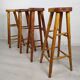 4 tabourets de bar brutaliste