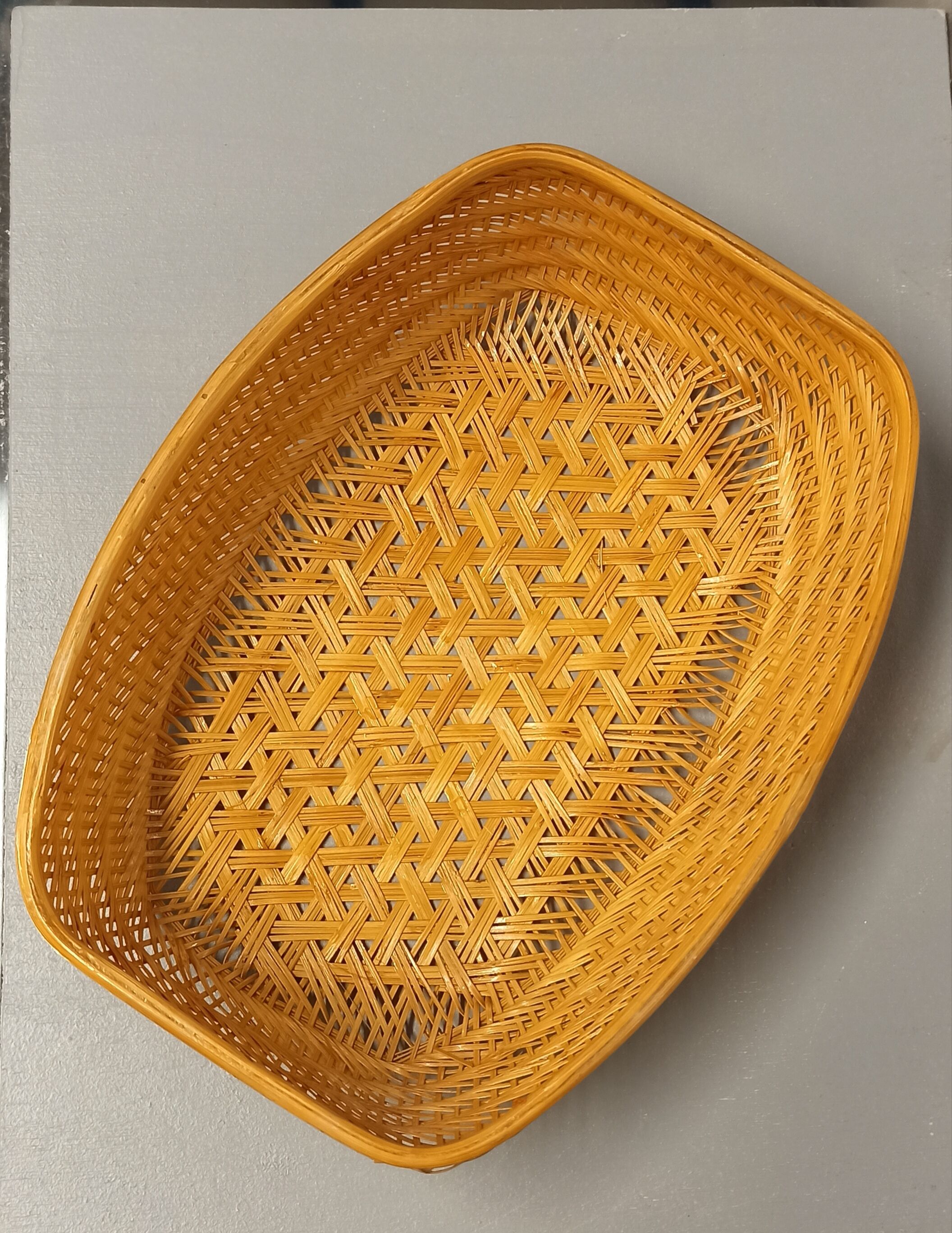 Vintage braided basket