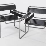 Paire de fauteuils B3 « Wassily » de Marcel Breuer