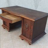 Art Deco oak desk