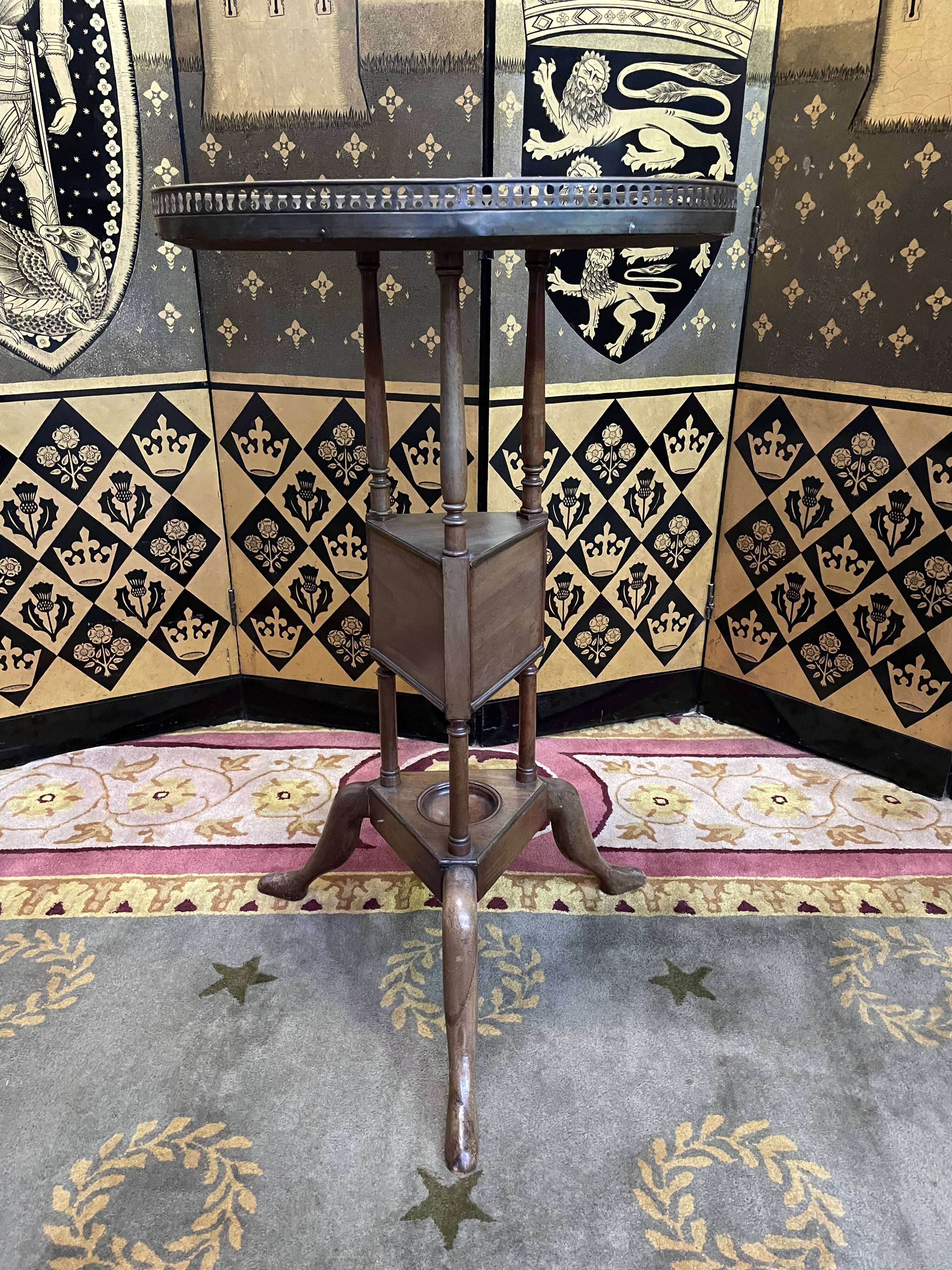 Louis XVI style pedestal table marble