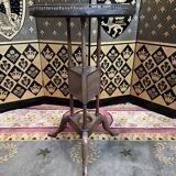 Louis XVI style pedestal table marble