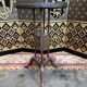 Louis XVI style pedestal table marble