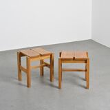 Pair of Maison Regain stools, circa 1960
