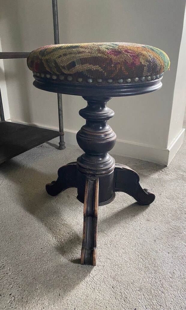 Piano stool from the early 20th century.