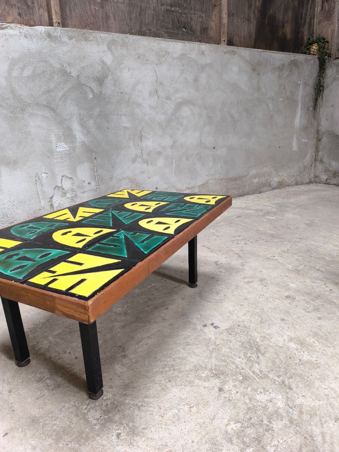 Vintage ceramic coffee table