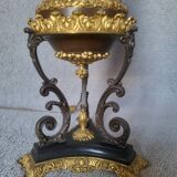 Authentic old large oil lamp