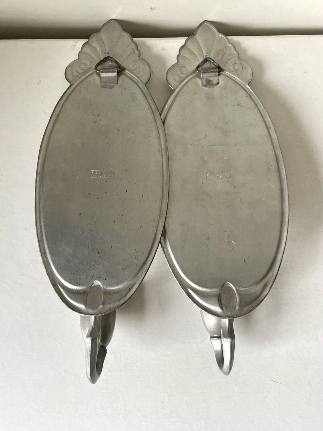 Art Deco Pair of Wall Candle holders Sconces by Svenskt Tenn Josef Fra