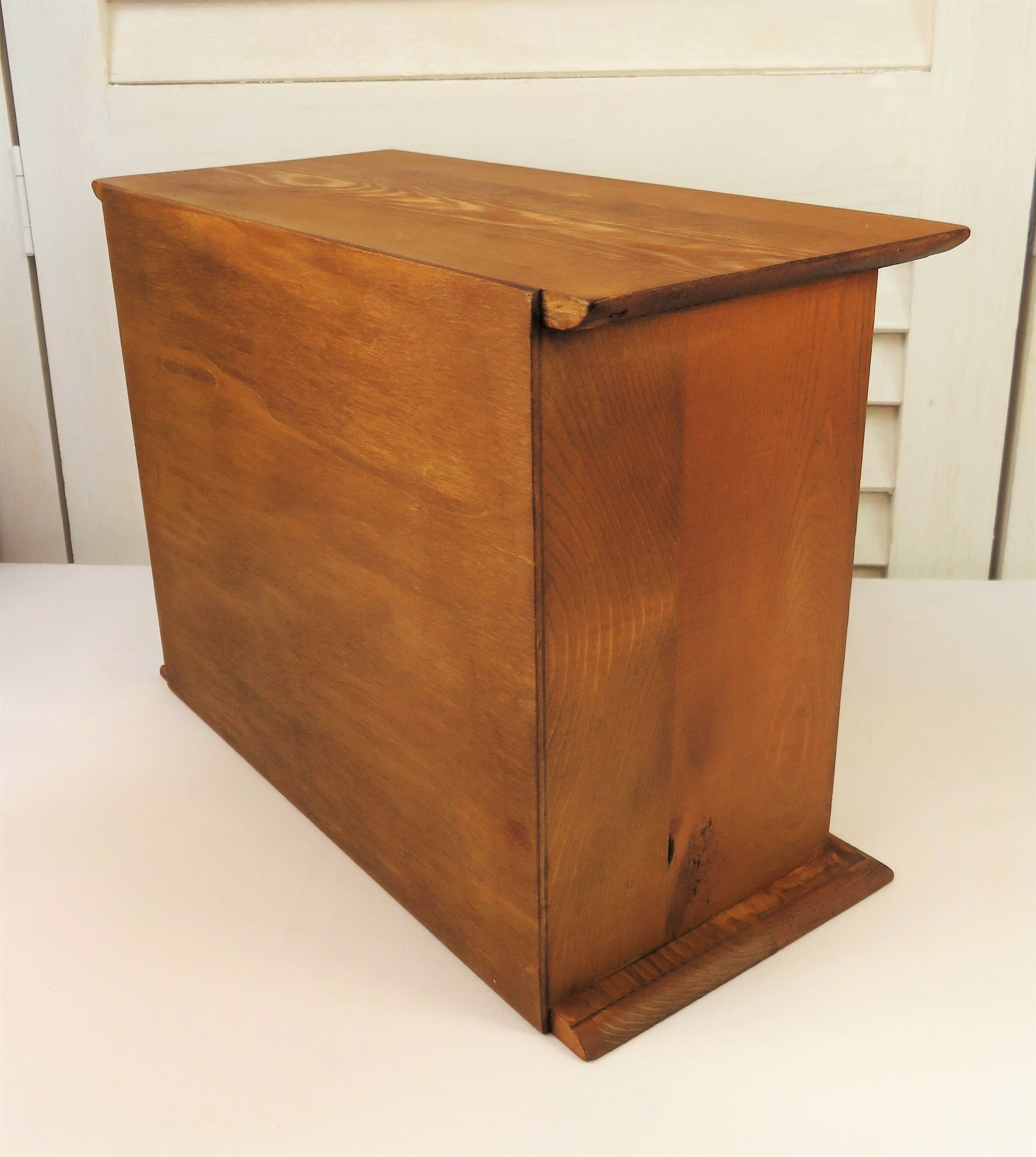 Small workshop furniture with drawers style watchmaker's or apothecary's layette, restyled indus