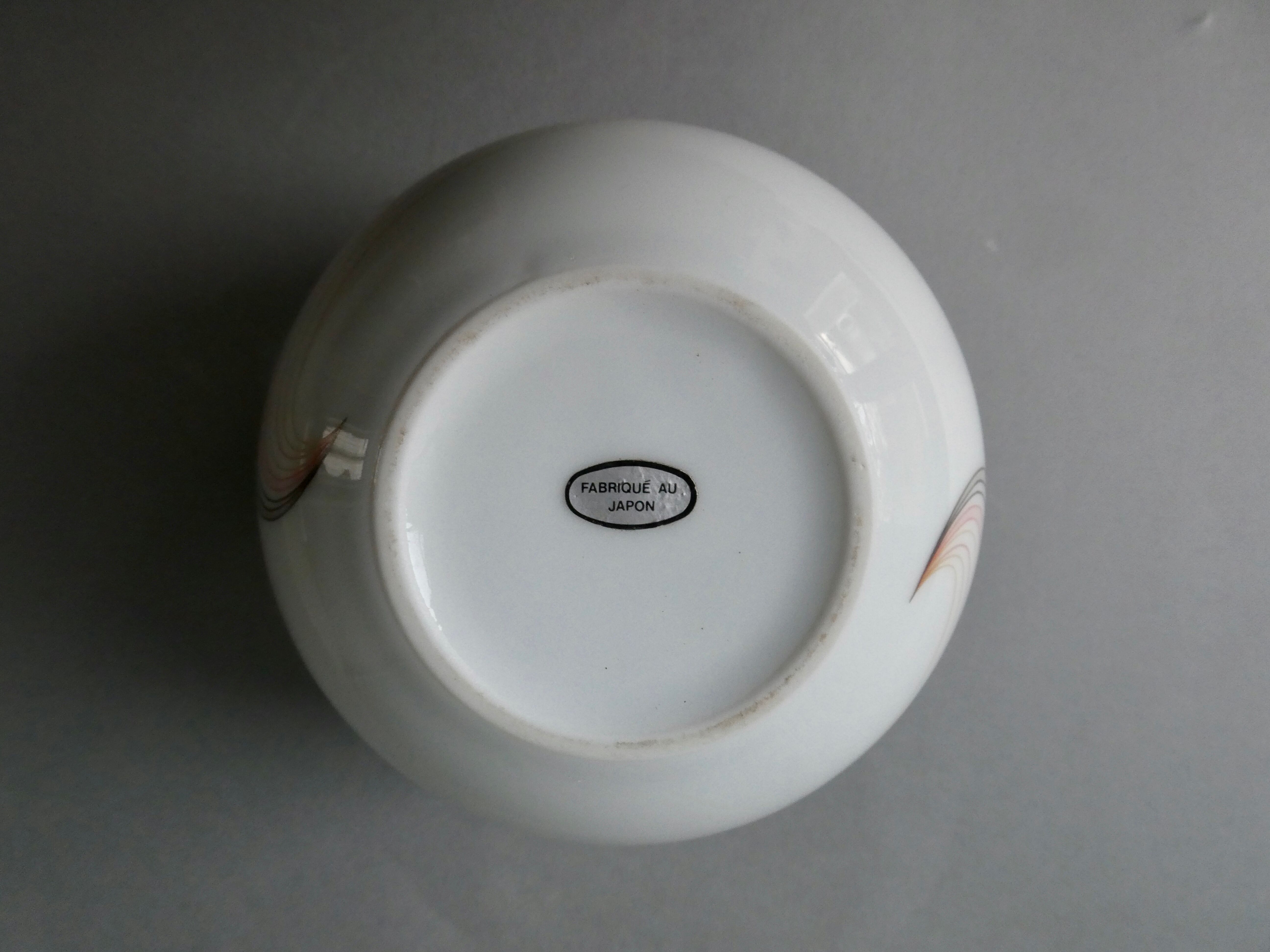 Opaline ball vase, 80s