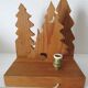 Lampe en sapin massif scandinave vintage
