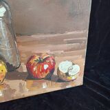 Margueray painting "Flowers and Apples"
