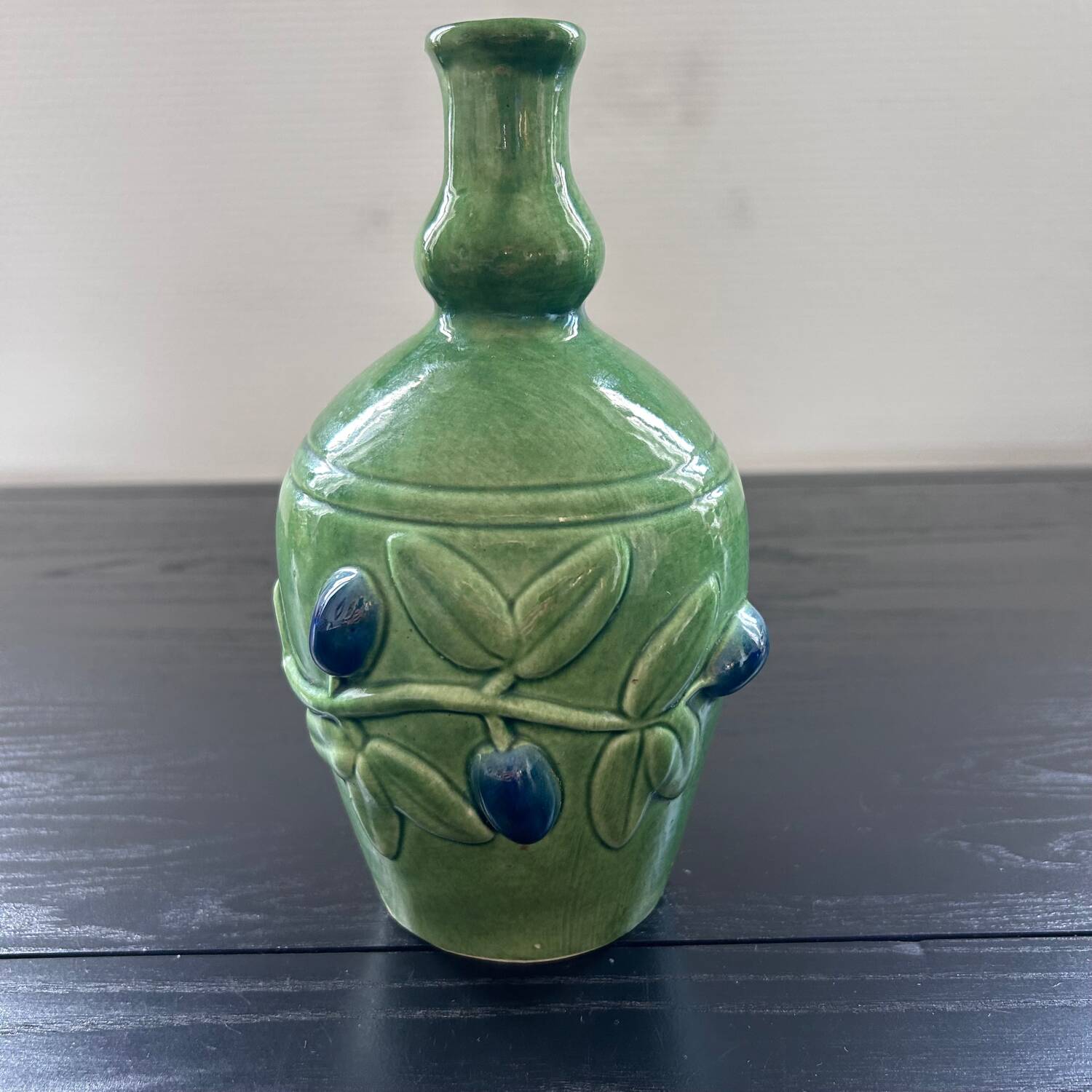 Bouteille provençale décor olives
